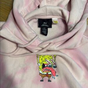 Pink SpongeBob Graphic Hoodie